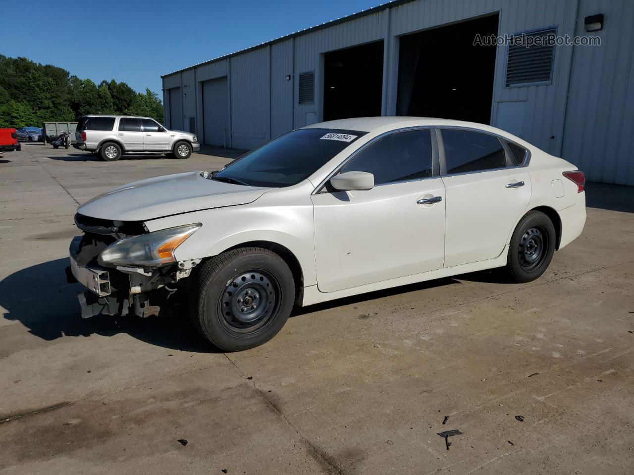 2015 Nissan Altima 2.5 White vin: 1N4AL3AP8FN302565