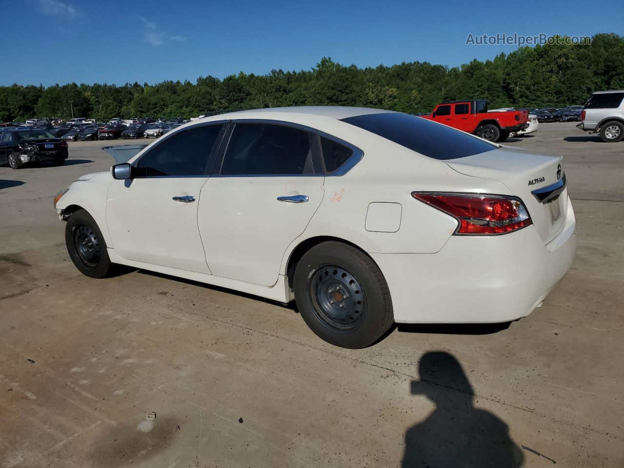 2015 Nissan Altima 2.5 White vin: 1N4AL3AP8FN302565