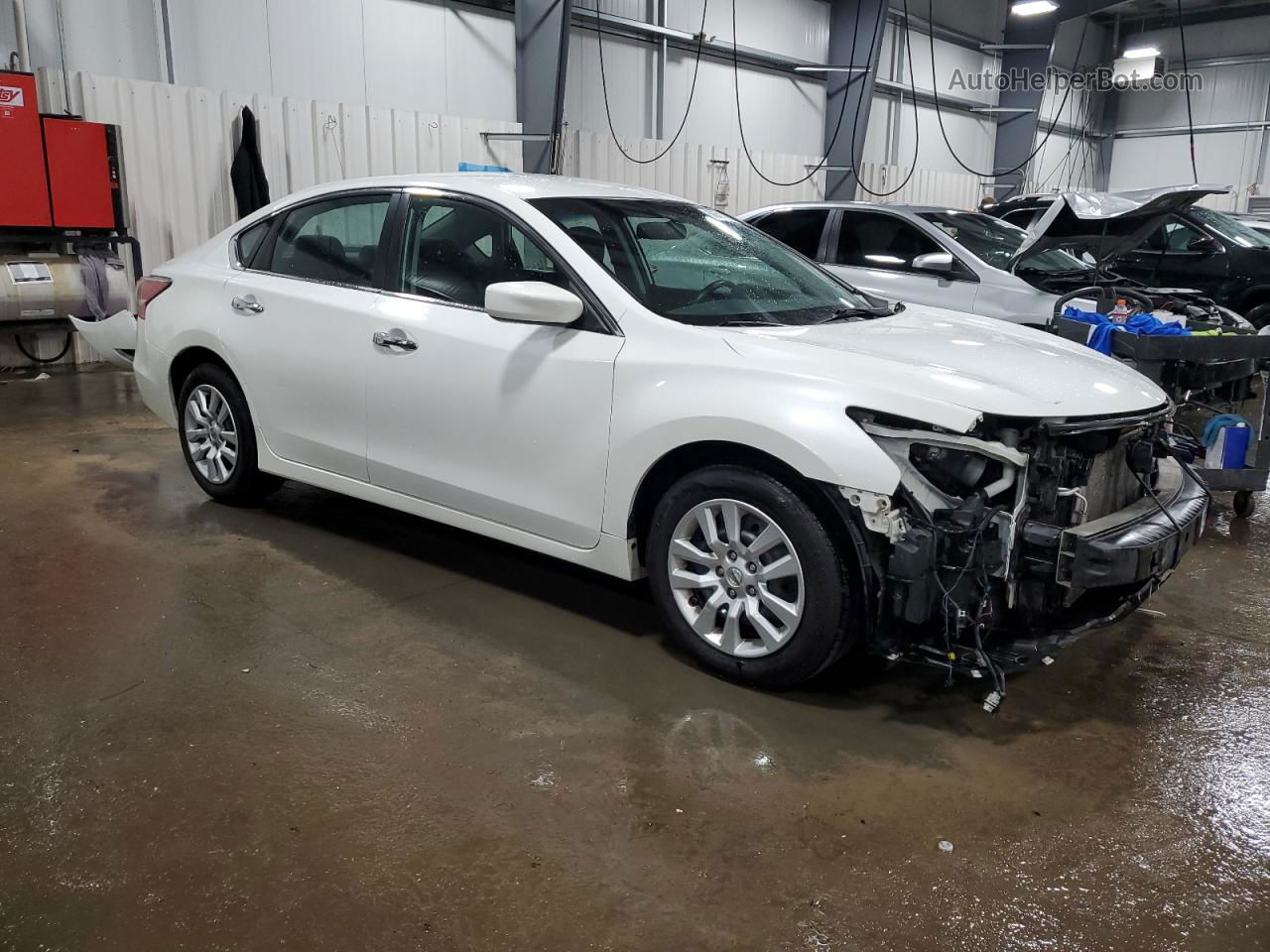 2015 Nissan Altima 2.5 White vin: 1N4AL3AP8FN319320