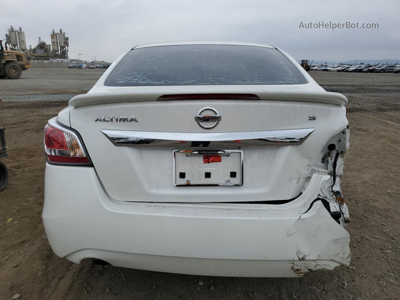 2015 Nissan Altima 2.5 White vin: 1N4AL3AP8FN345898