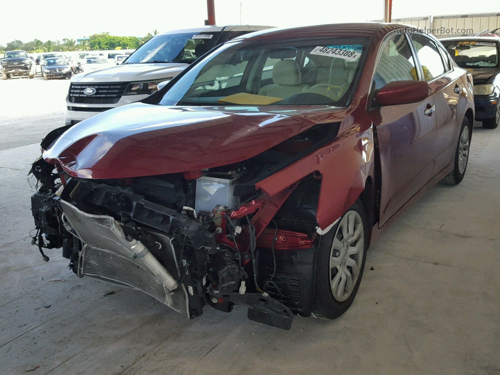 2015 Nissan Altima 2.5 Burgundy vin: 1N4AL3AP8FN346212