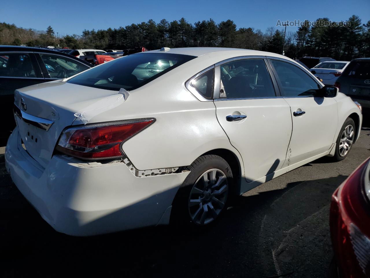 2015 Nissan Altima 2.5 White vin: 1N4AL3AP8FN359011