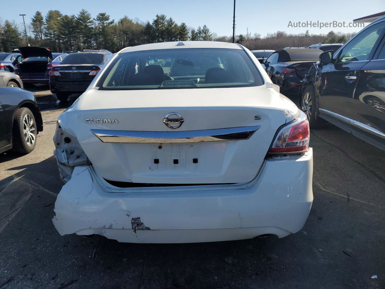 2015 Nissan Altima 2.5 White vin: 1N4AL3AP8FN359011