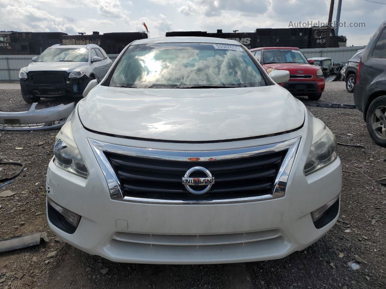 2015 Nissan Altima 2.5 White vin: 1N4AL3AP8FN362975