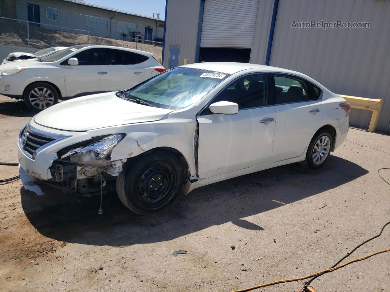 2015 Nissan Altima 2.5 White vin: 1N4AL3AP8FN392154