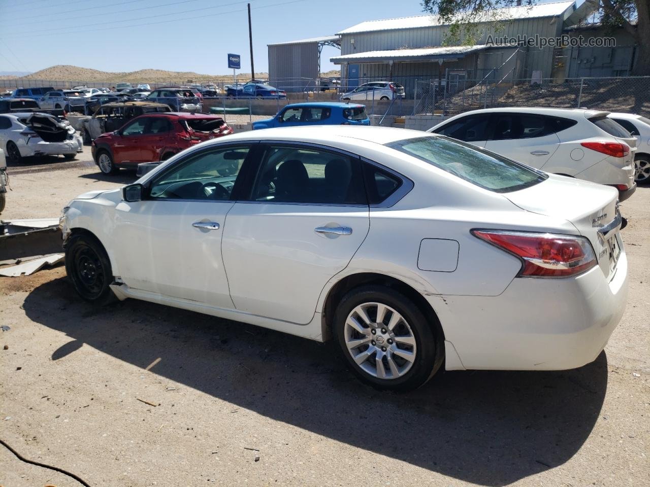 2015 Nissan Altima 2.5 White vin: 1N4AL3AP8FN392154