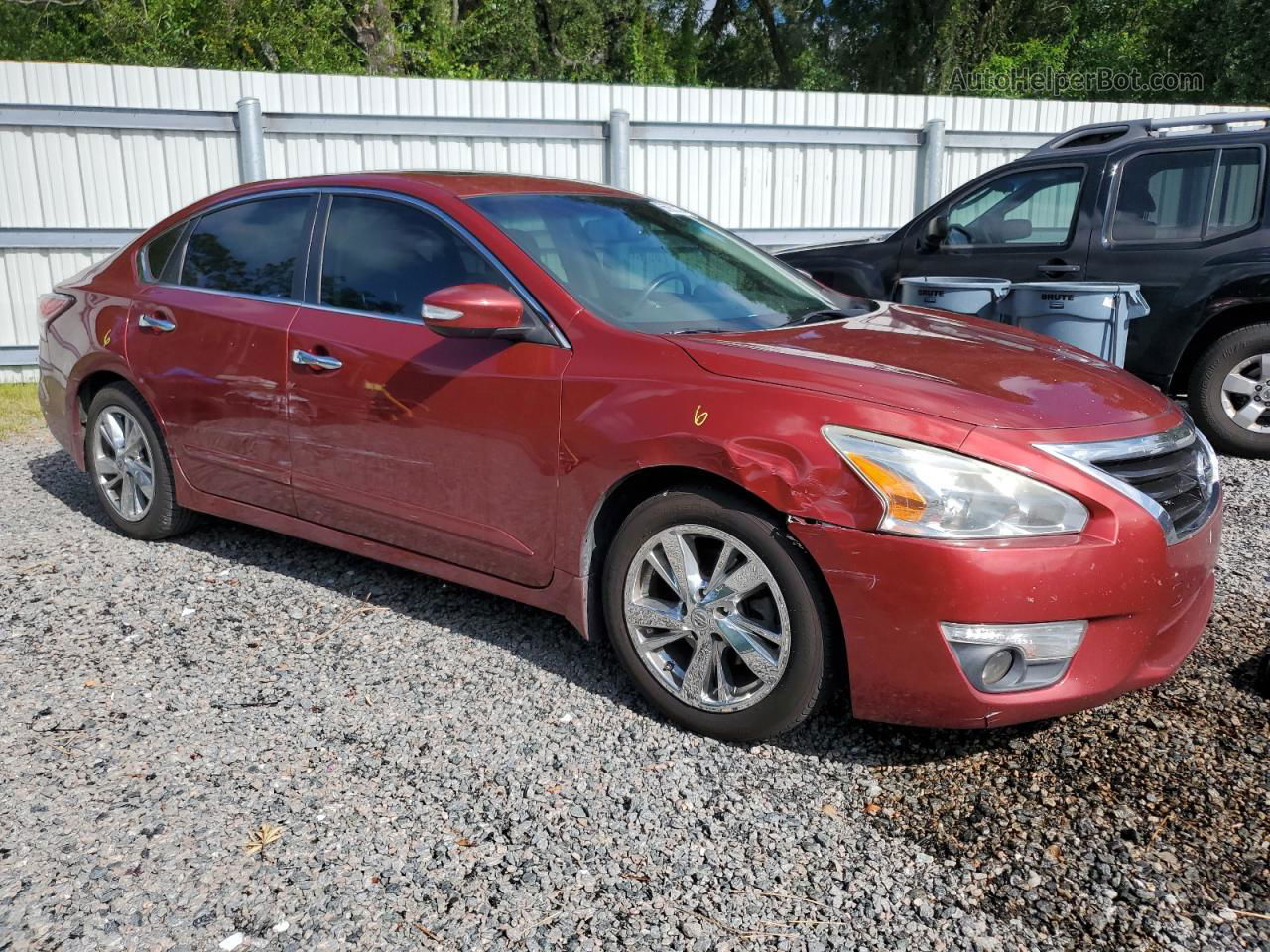 2015 Nissan Altima 2.5 Красный vin: 1N4AL3AP8FN884148