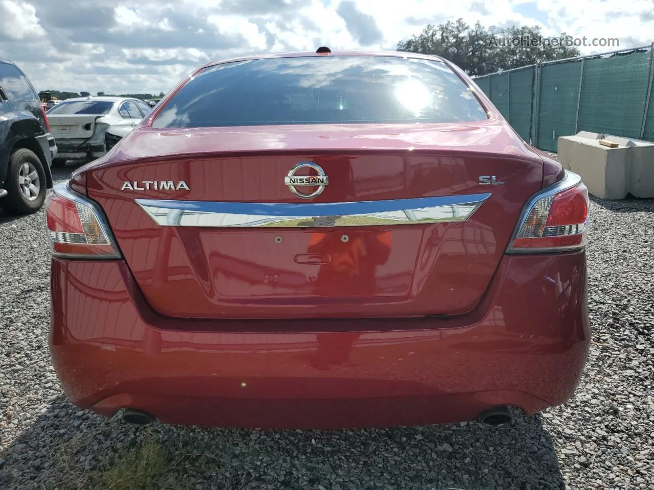 2015 Nissan Altima 2.5 Красный vin: 1N4AL3AP8FN884148