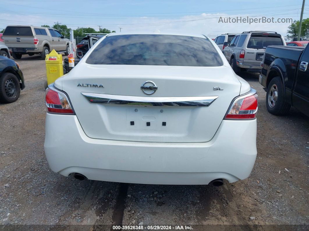 2015 Nissan Altima 2.5 Sl White vin: 1N4AL3AP8FN892928