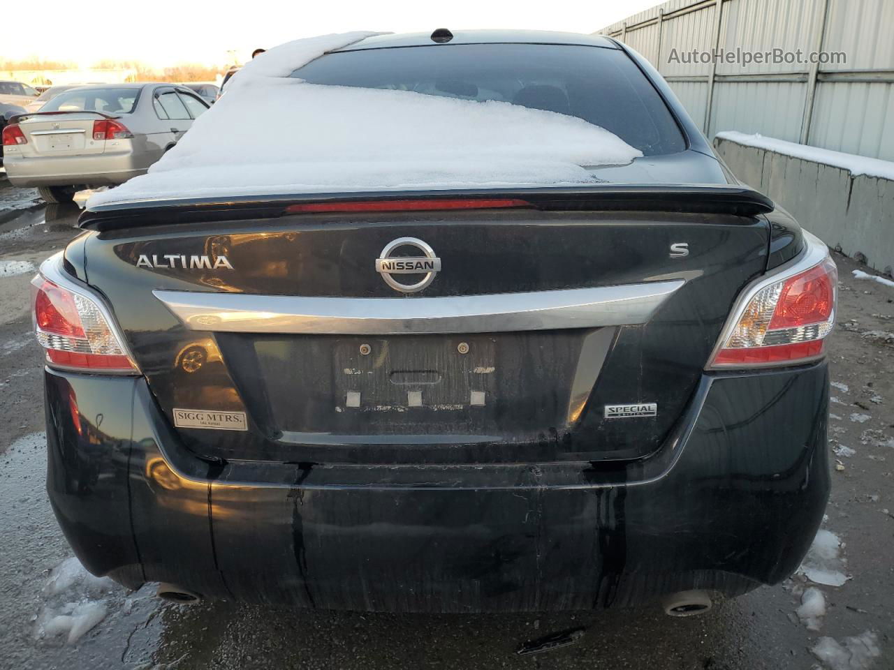 2015 Nissan Altima 2.5 Black vin: 1N4AL3AP8FN923224