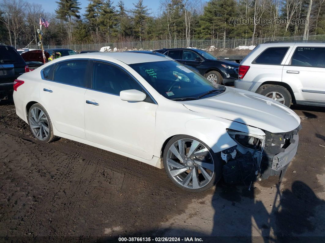 2016 Nissan Altima 2.5 Sv White vin: 1N4AL3AP8GC123357