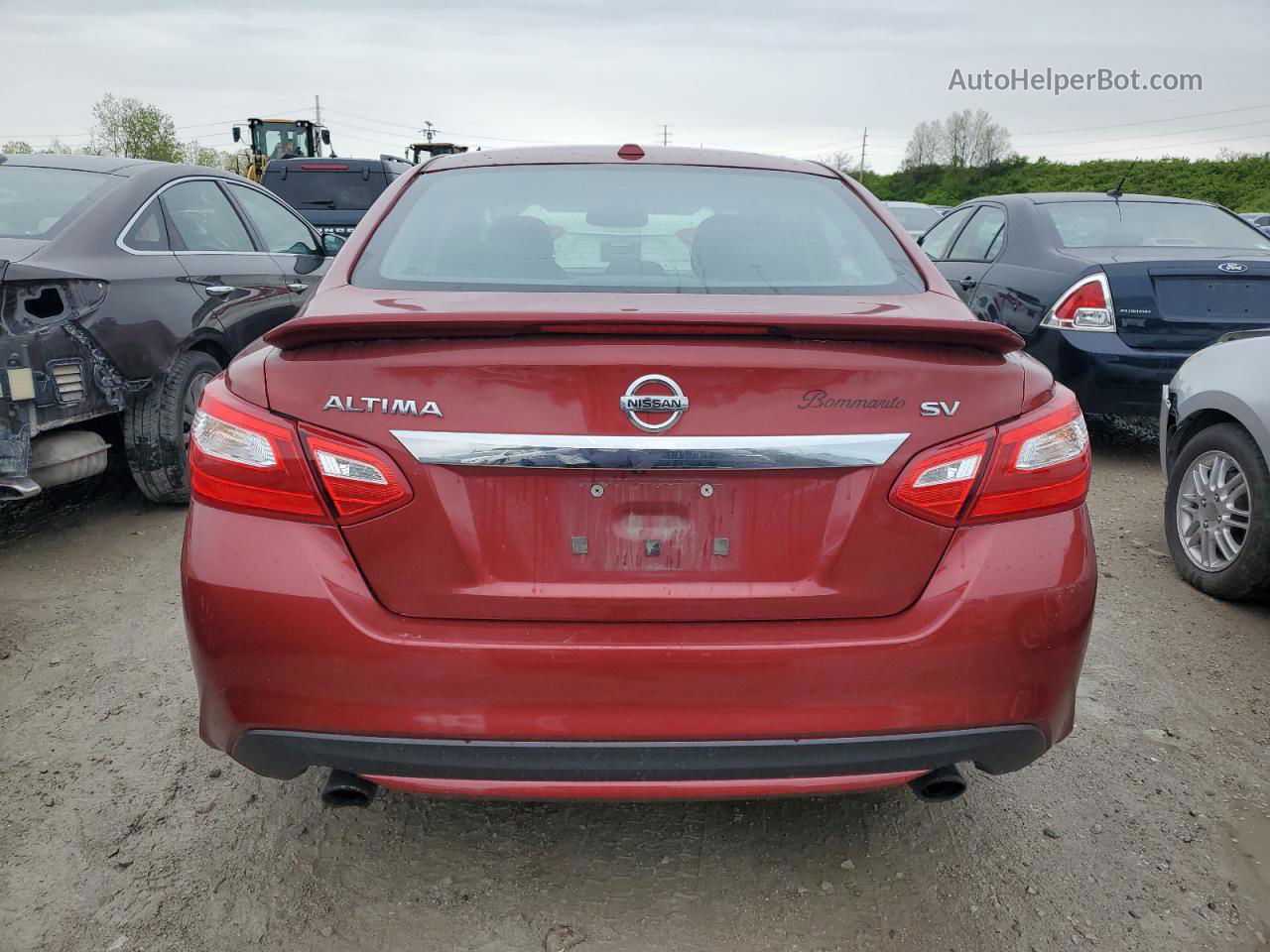 2016 Nissan Altima 2.5 Maroon vin: 1N4AL3AP8GC134441