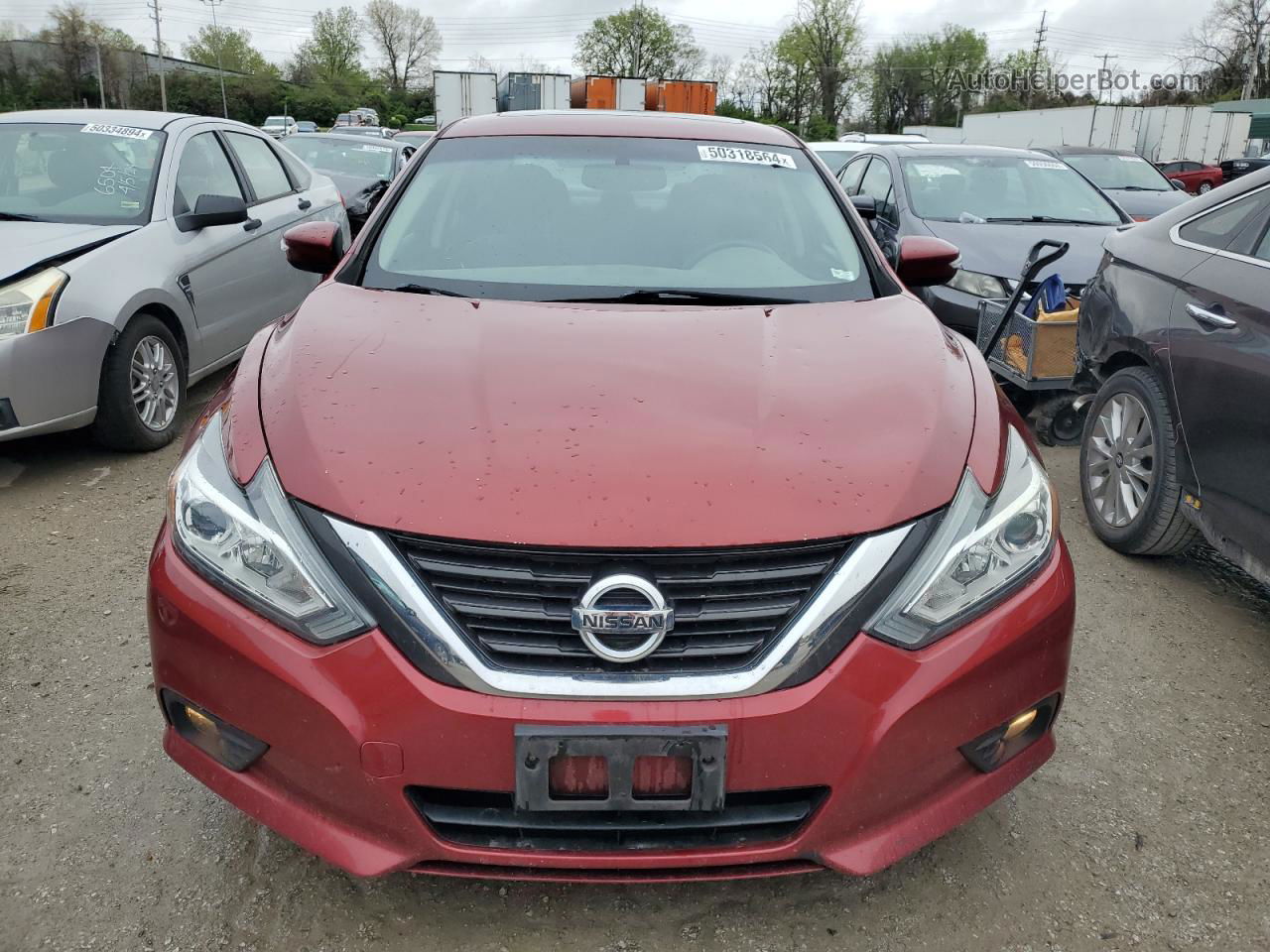 2016 Nissan Altima 2.5 Maroon vin: 1N4AL3AP8GC134441