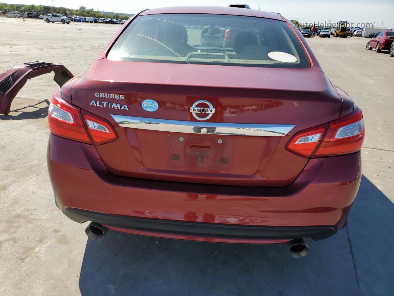 2016 Nissan Altima 2.5 Красный vin: 1N4AL3AP8GN338225