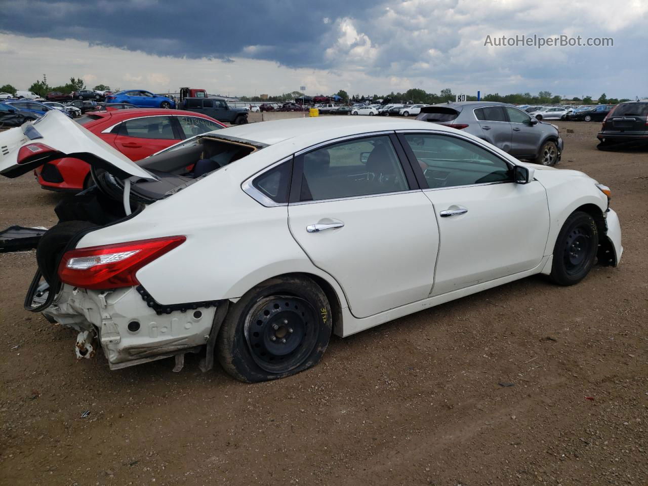 2017 Nissan Altima 2.5 White vin: 1N4AL3AP8HC109637