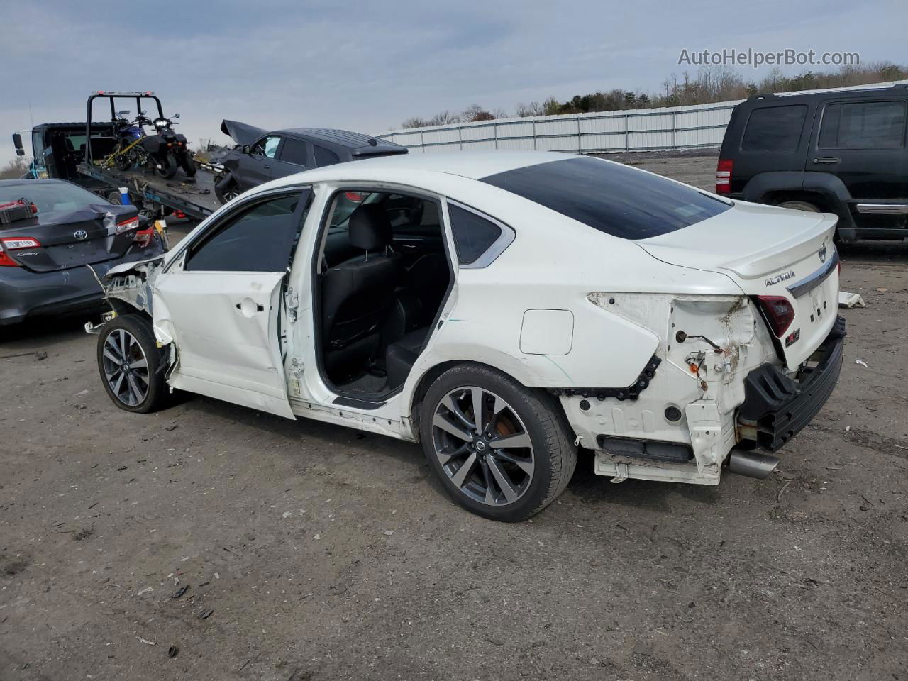 2017 Nissan Altima 2.5 White vin: 1N4AL3AP8HC127796