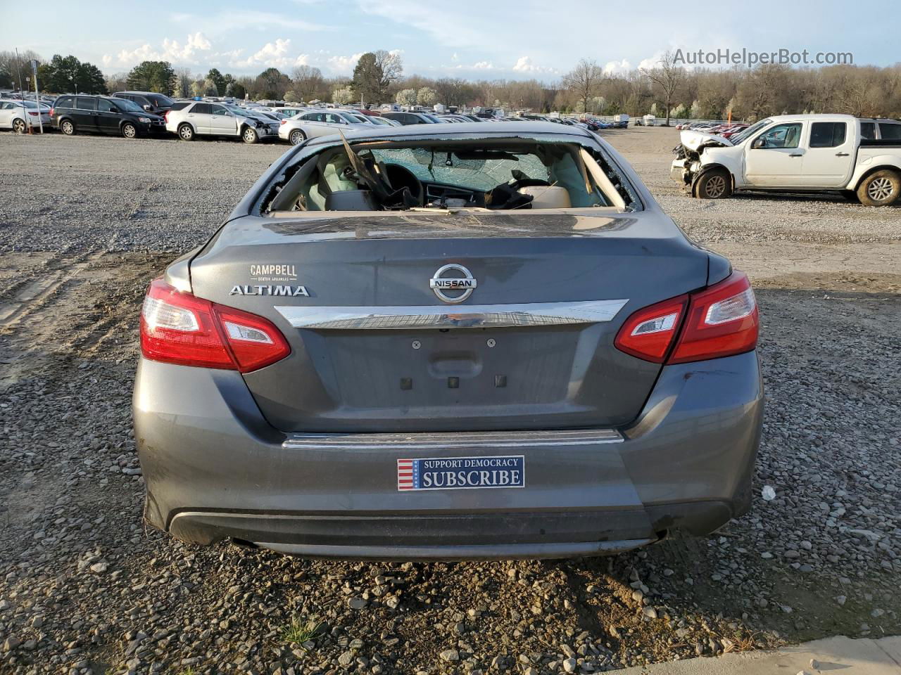 2017 Nissan Altima 2.5 Gray vin: 1N4AL3AP8HC136076