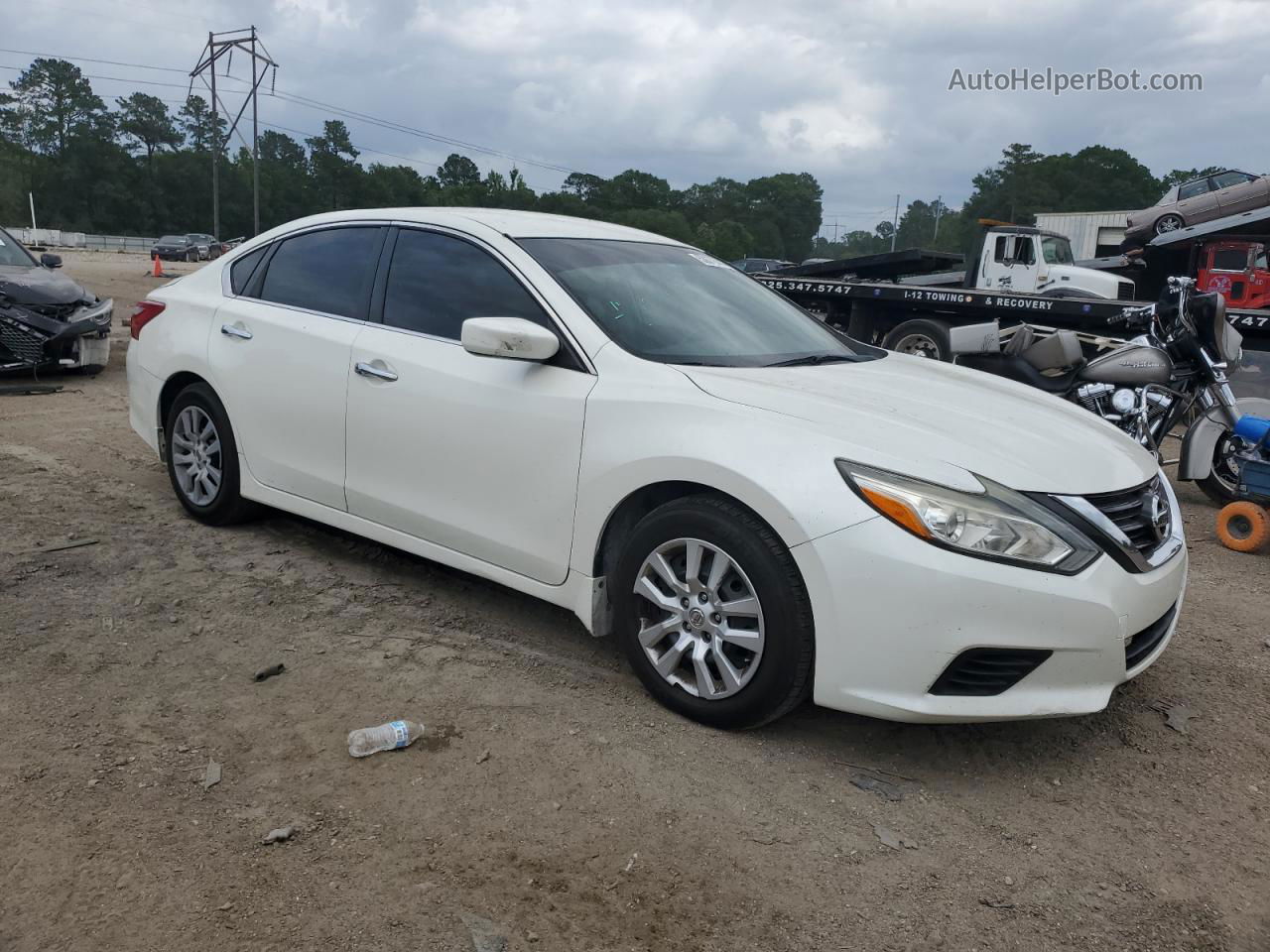 2017 Nissan Altima 2.5 White vin: 1N4AL3AP8HC148373