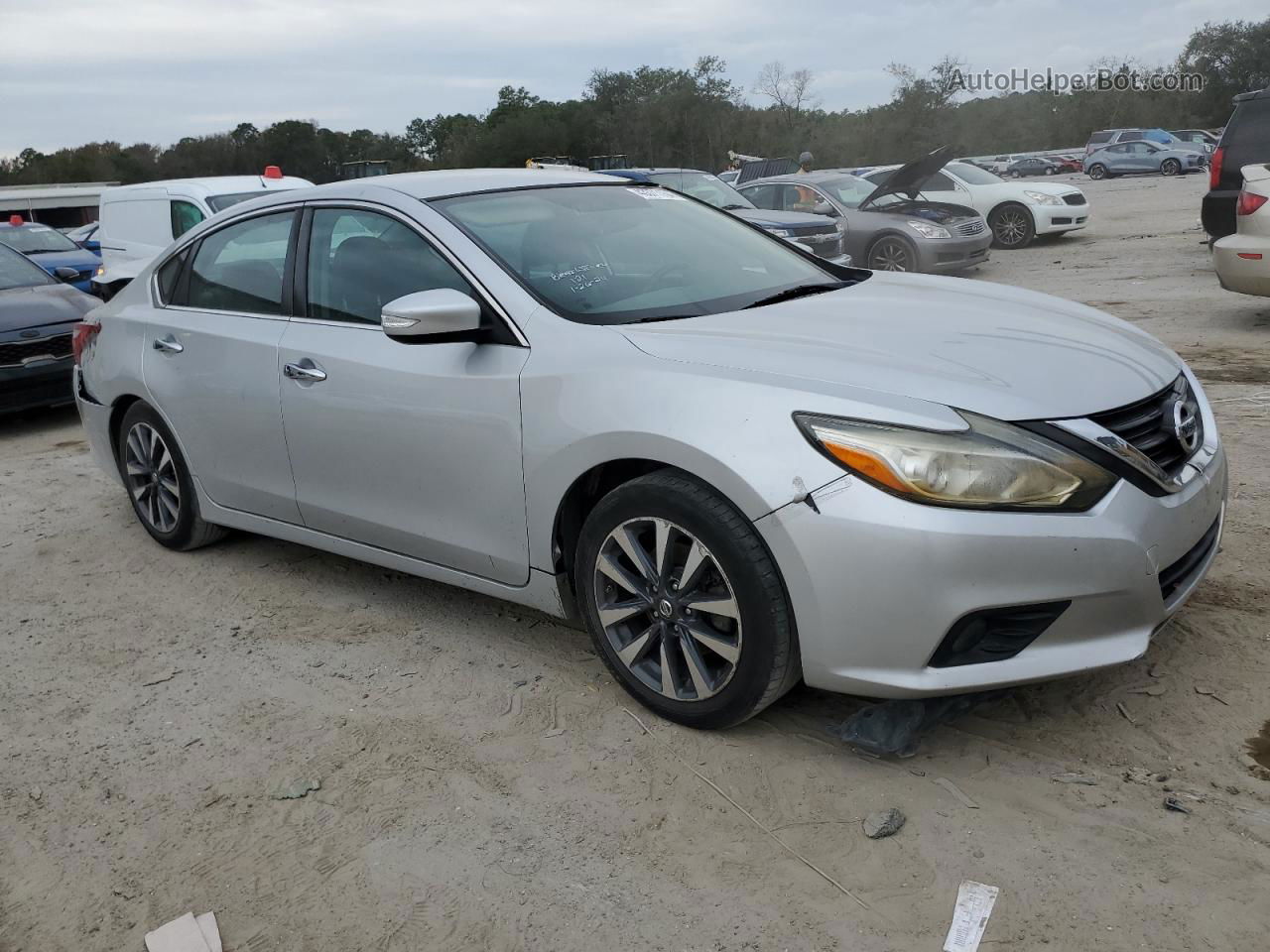 2017 Nissan Altima 2.5 Silver vin: 1N4AL3AP8HC171314