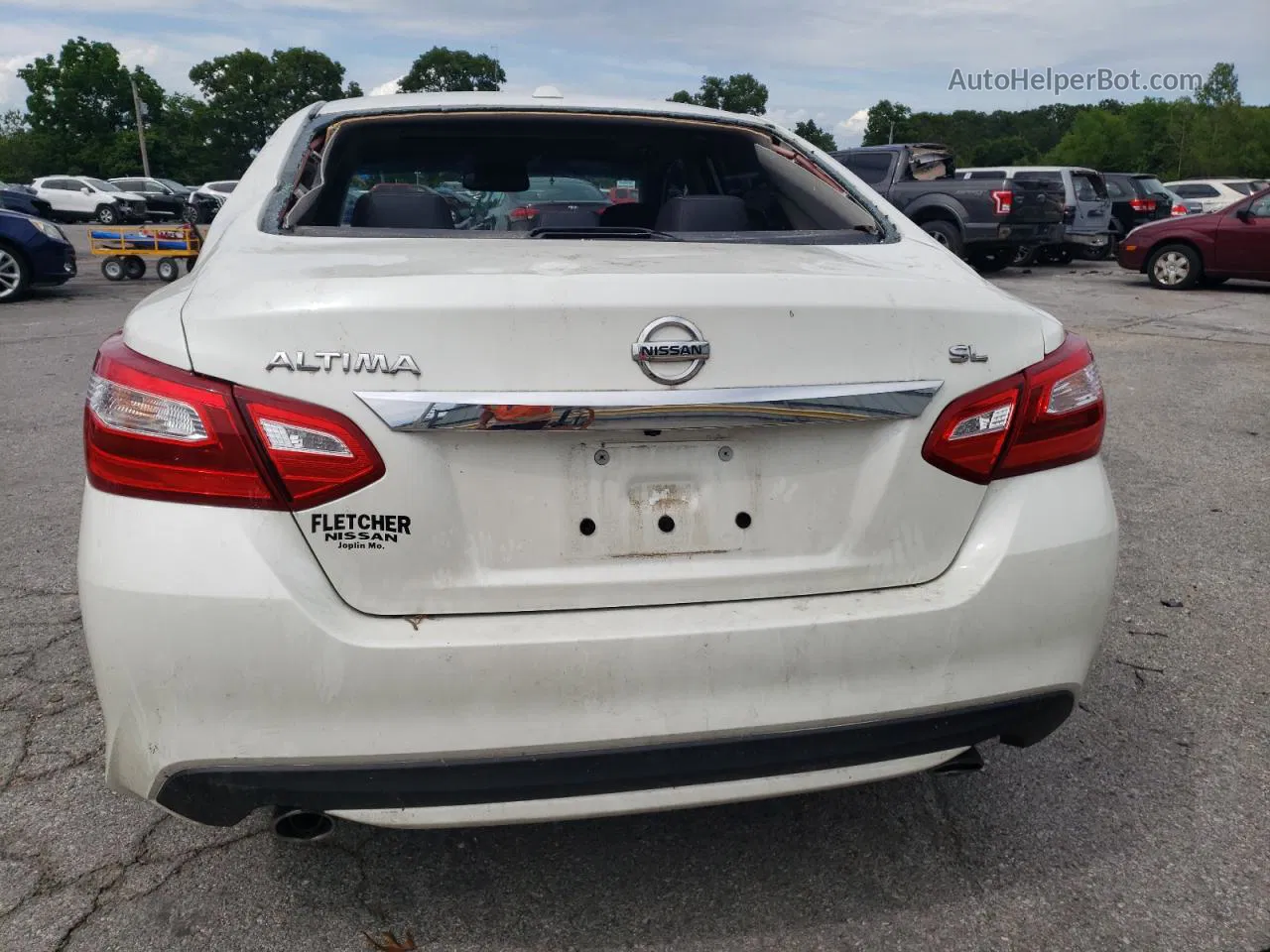 2017 Nissan Altima 2.5 White vin: 1N4AL3AP8HC492818