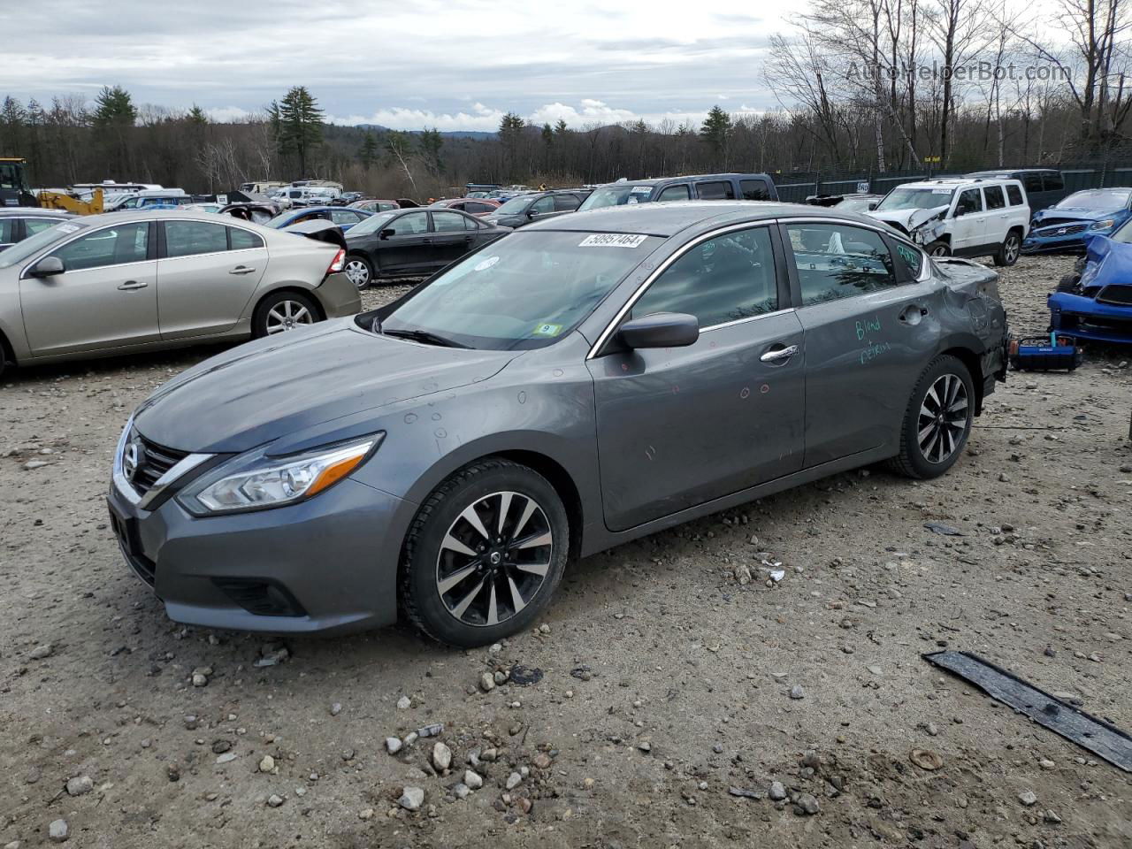 2018 Nissan Altima 2.5 Gray vin: 1N4AL3AP8JC122183