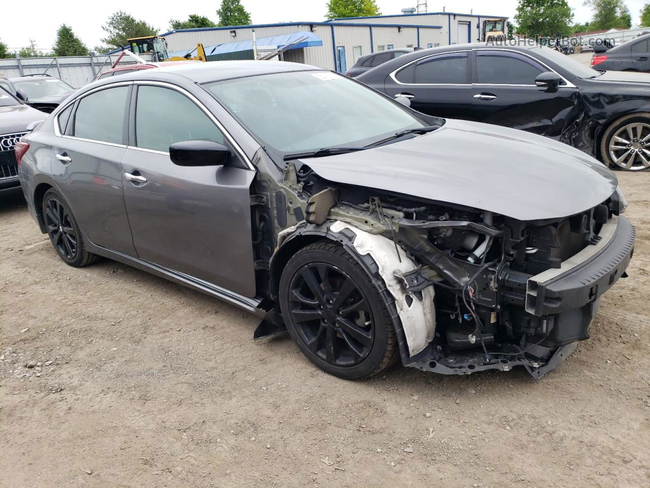 2018 Nissan Altima 2.5 Gray vin: 1N4AL3AP8JC174364