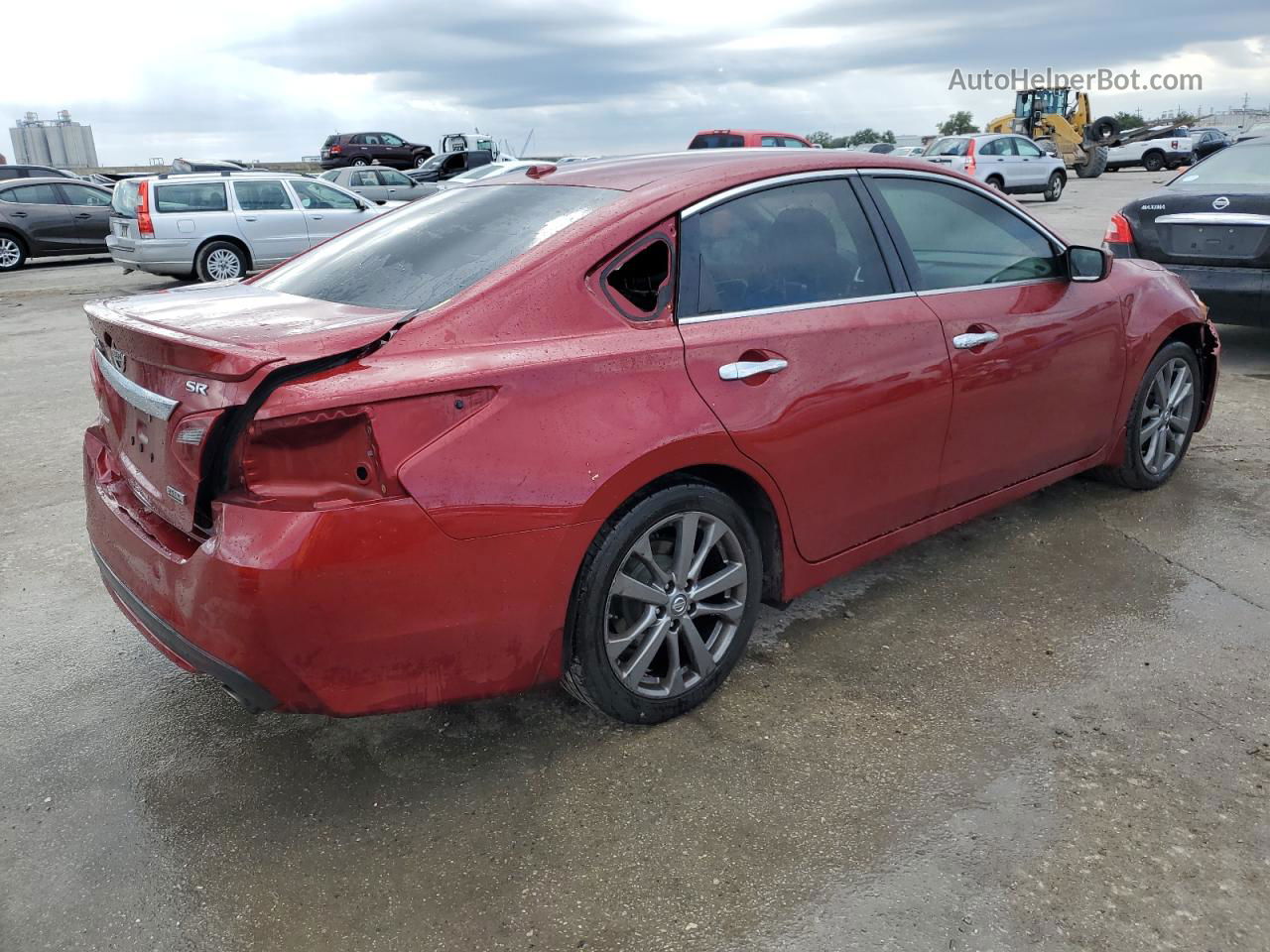 2018 Nissan Altima 2.5 Red vin: 1N4AL3AP8JC180438