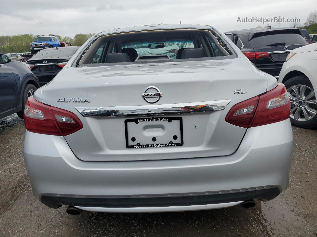 2018 Nissan Altima 2.5 Silver vin: 1N4AL3AP8JC188894