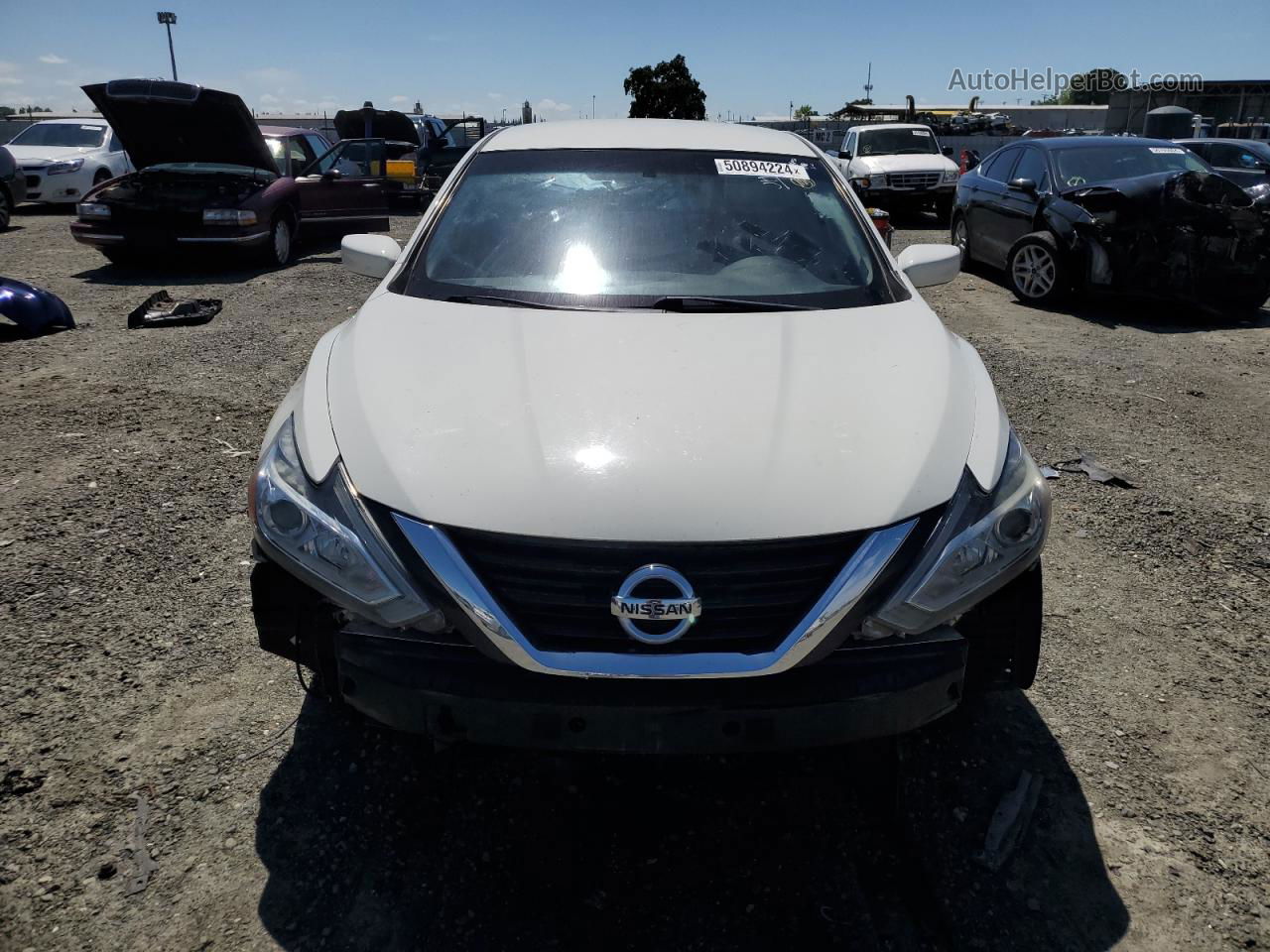 2018 Nissan Altima 2.5 White vin: 1N4AL3AP8JC197806