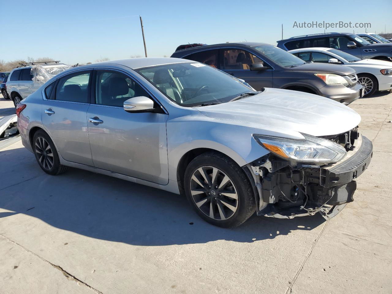 2018 Nissan Altima 2.5 Silver vin: 1N4AL3AP8JC214345