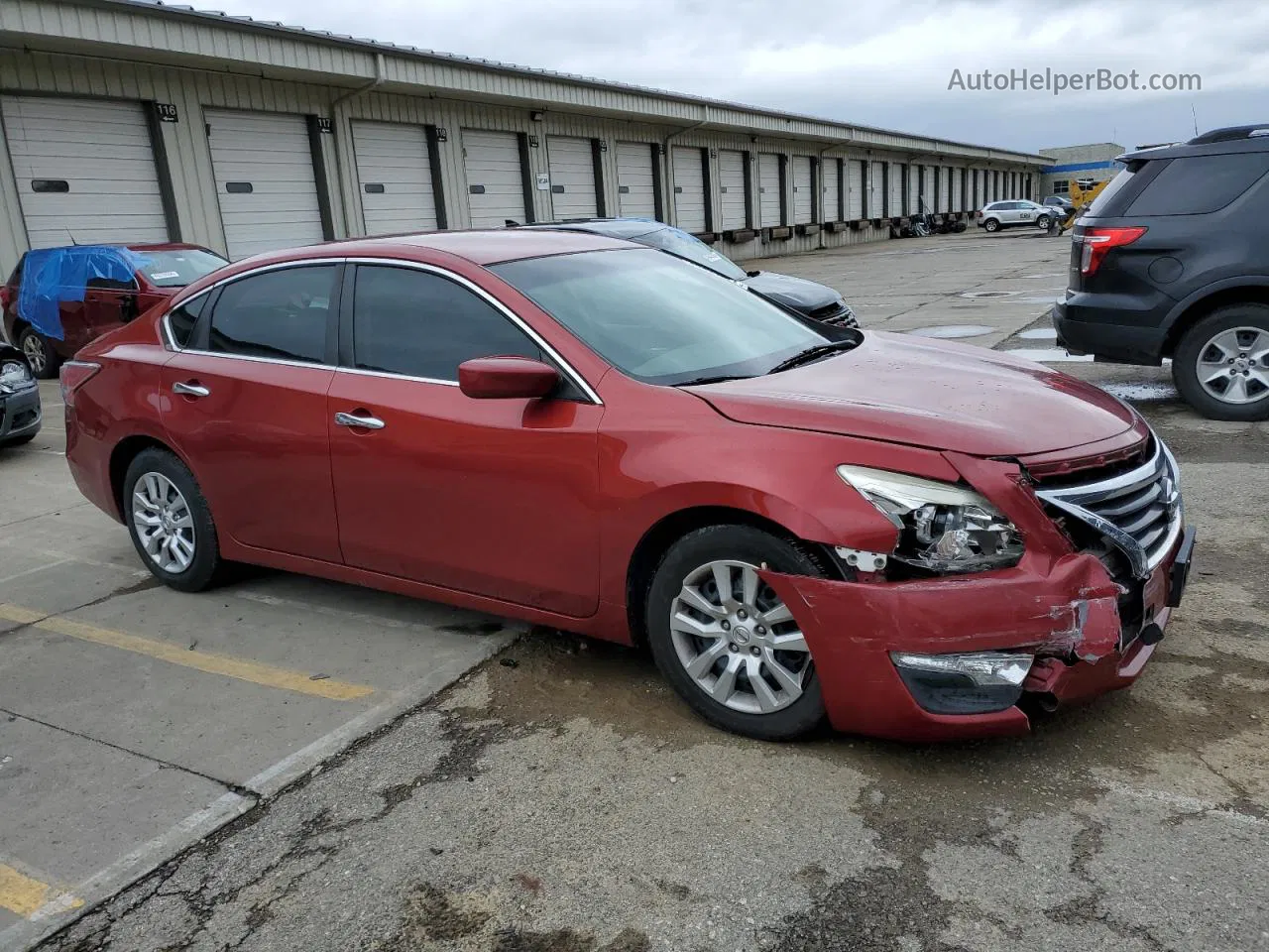 2014 Nissan Altima 2.5 Burgundy vin: 1N4AL3AP9EC273054