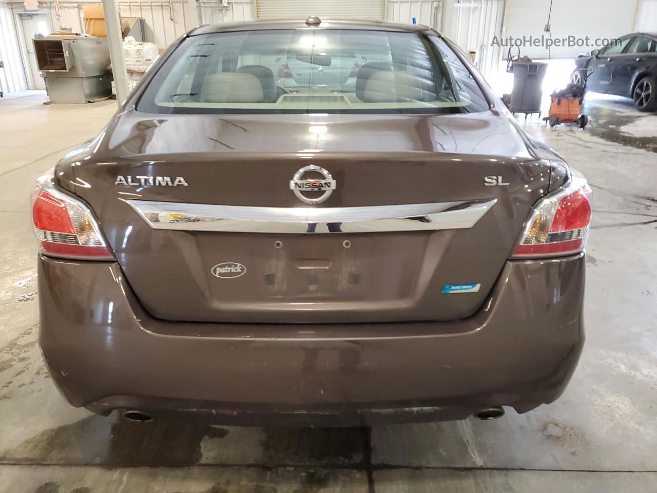 2014 Nissan Altima 2.5 Brown vin: 1N4AL3AP9EC286581