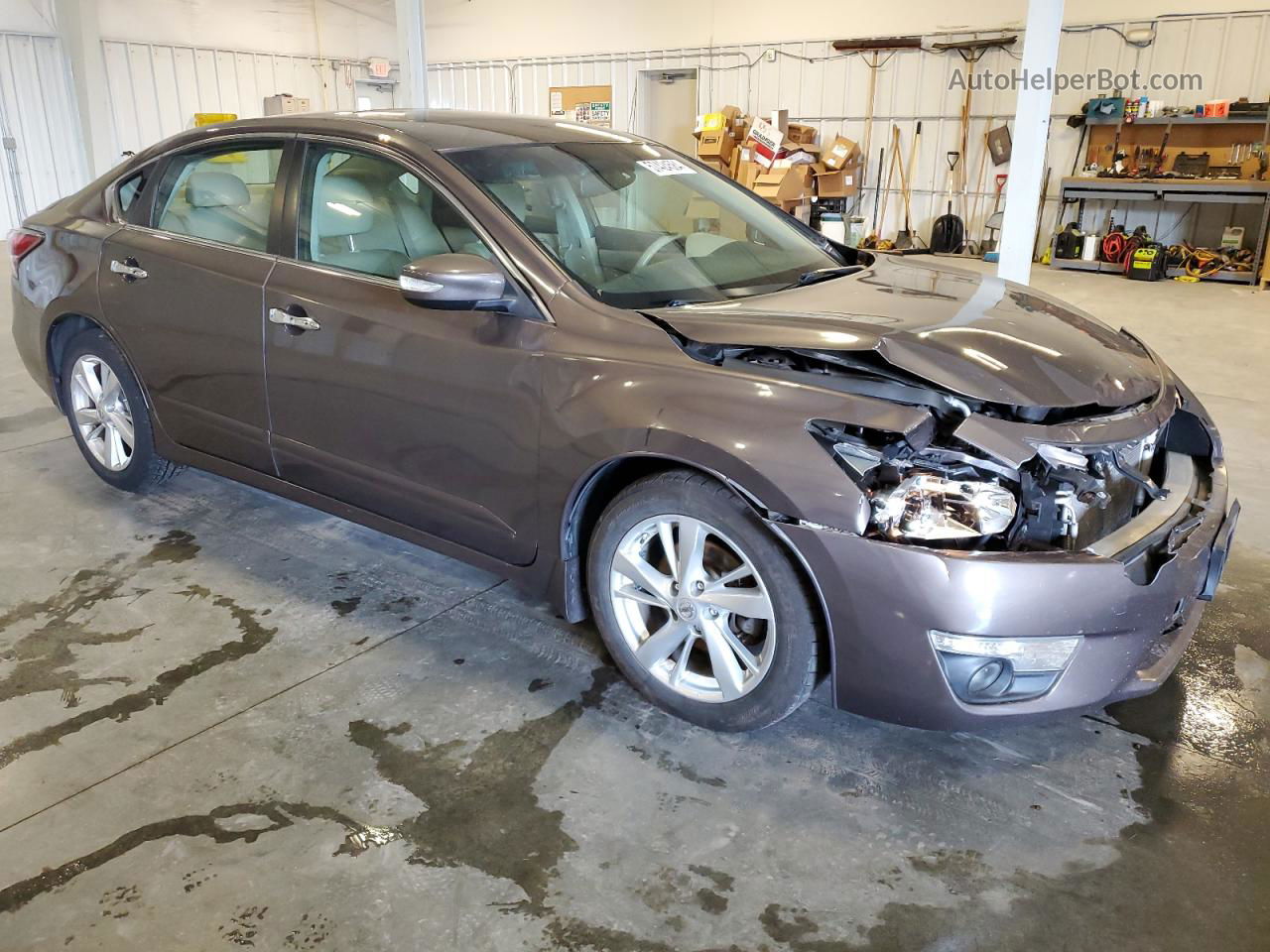 2014 Nissan Altima 2.5 Brown vin: 1N4AL3AP9EC286581