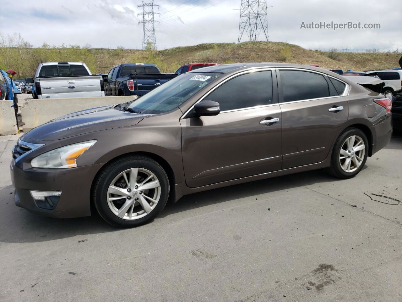 2014 Nissan Altima 2.5 Коричневый vin: 1N4AL3AP9EC408985