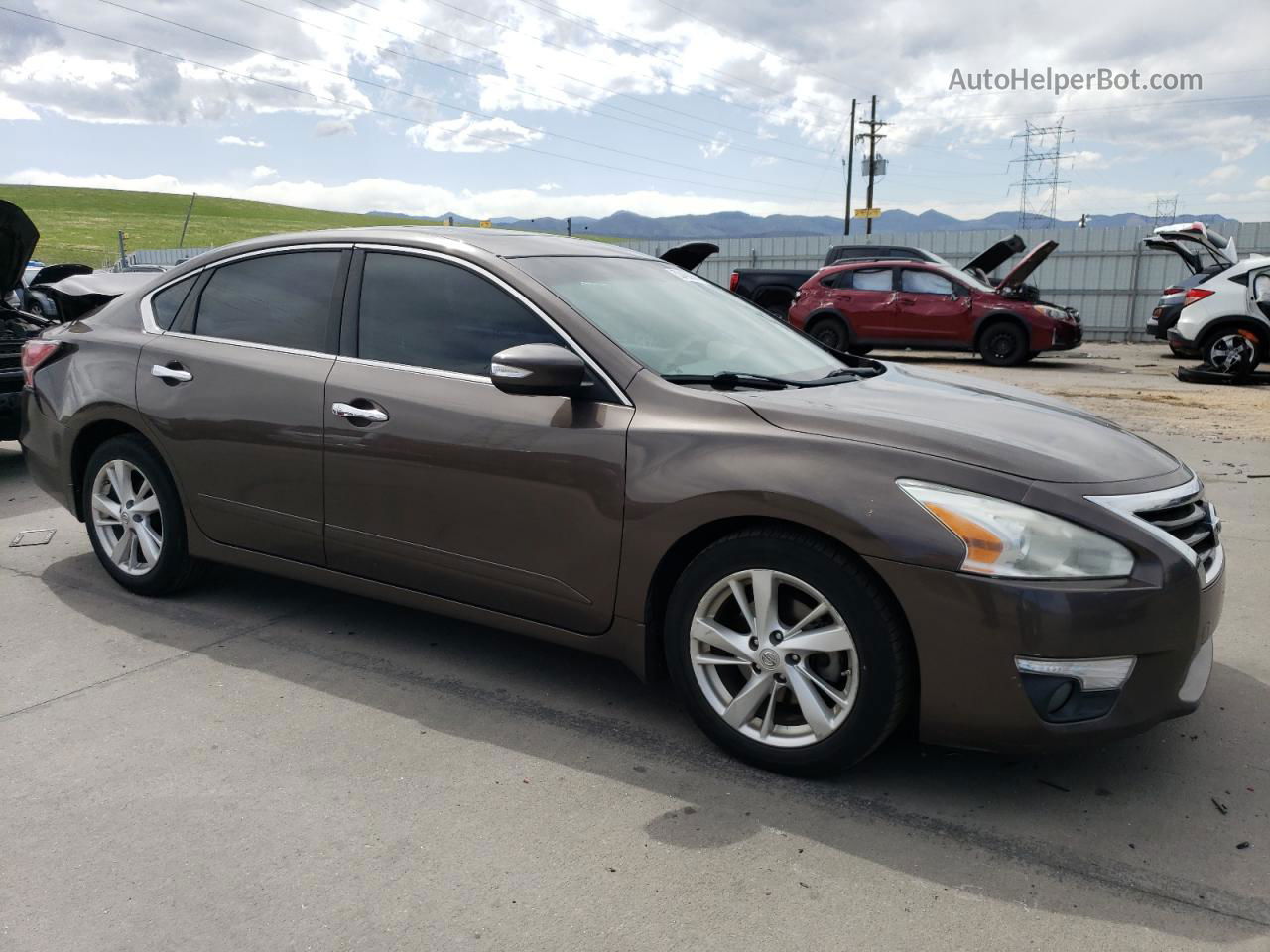 2014 Nissan Altima 2.5 Brown vin: 1N4AL3AP9EC408985