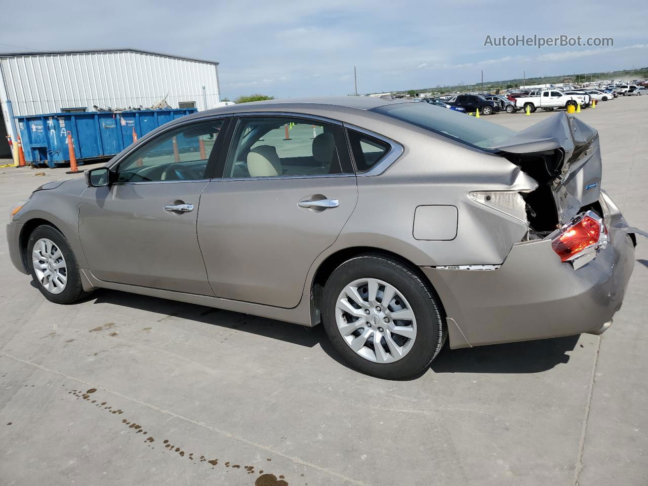 2014 Nissan Altima 2.5 Beige vin: 1N4AL3AP9EN261572