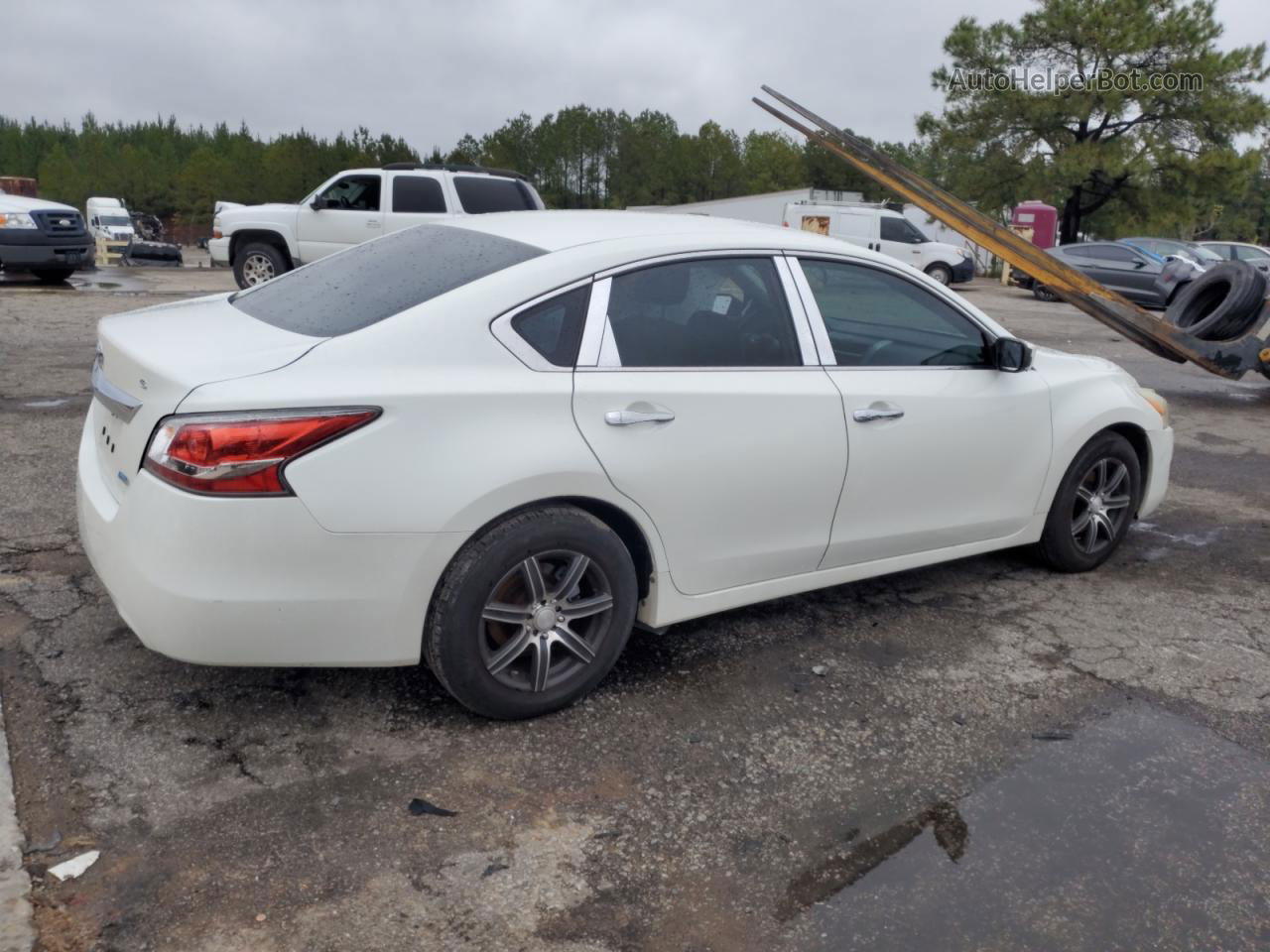 2014 Nissan Altima 2.5 White vin: 1N4AL3AP9EN357542