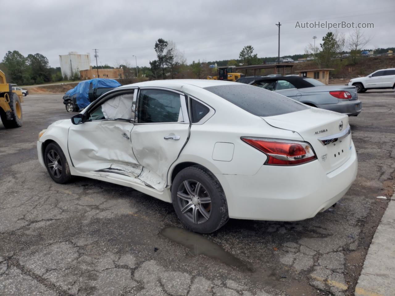 2014 Nissan Altima 2.5 White vin: 1N4AL3AP9EN357542