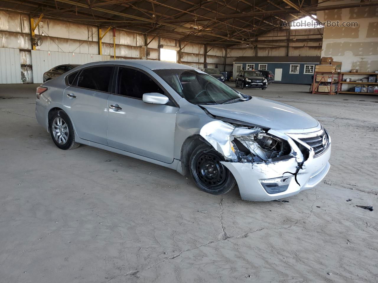 2014 Nissan Altima 2.5 Silver vin: 1N4AL3AP9EN366547