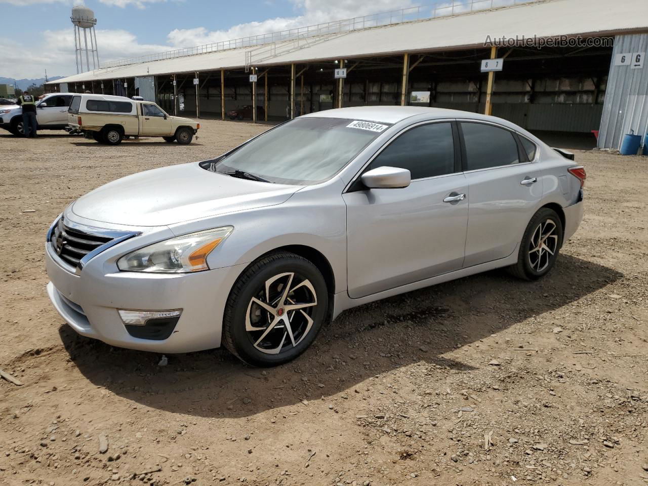 2014 Nissan Altima 2.5 Silver vin: 1N4AL3AP9EN370890