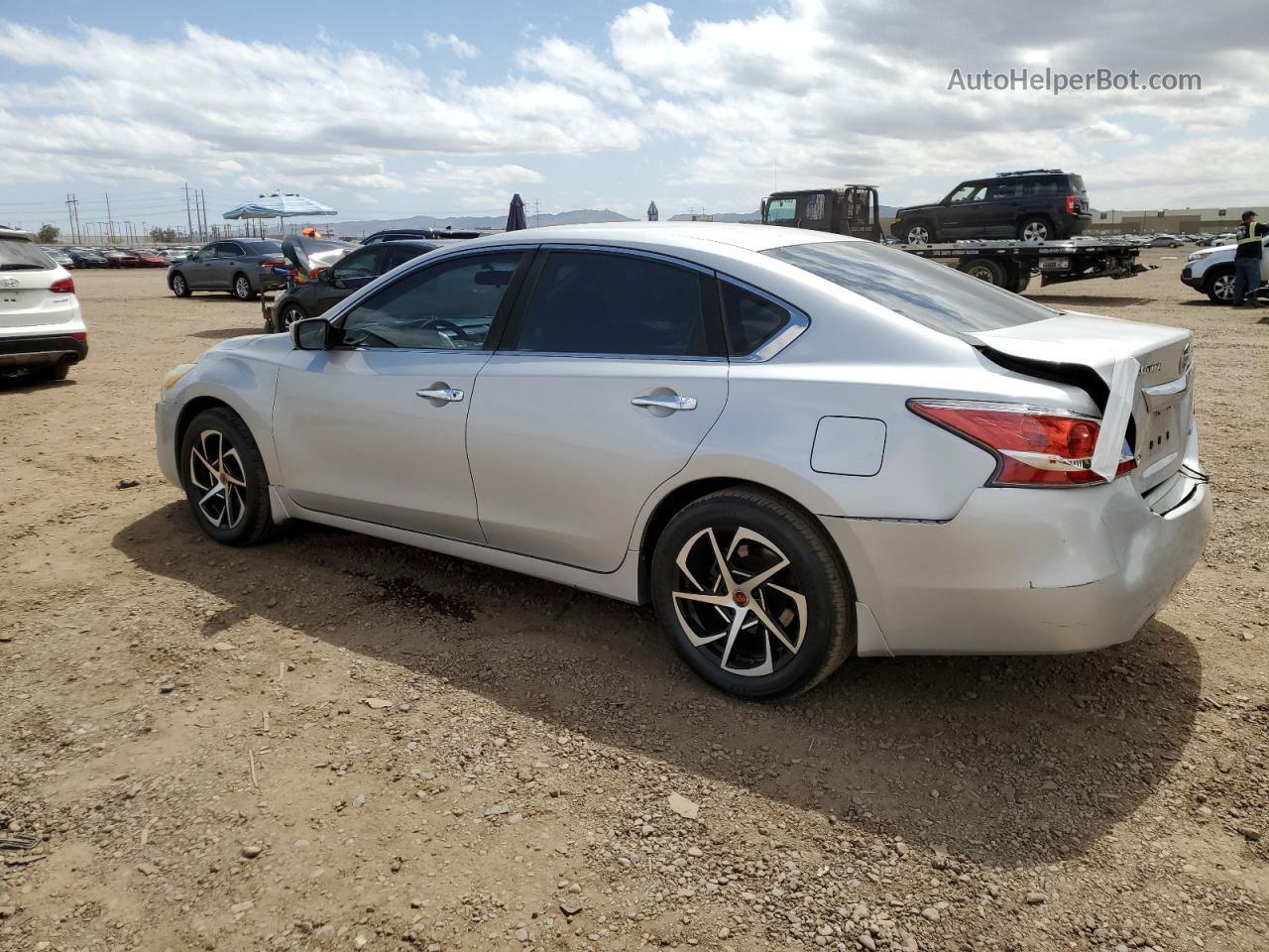 2014 Nissan Altima 2.5 Silver vin: 1N4AL3AP9EN370890