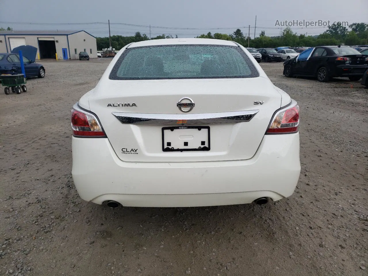 2015 Nissan Altima 2.5 White vin: 1N4AL3AP9FC129280