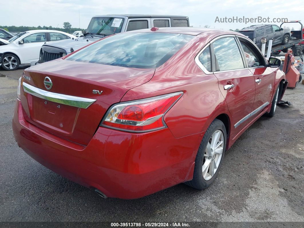 2015 Nissan Altima 2.5 Sv Red vin: 1N4AL3AP9FC157855