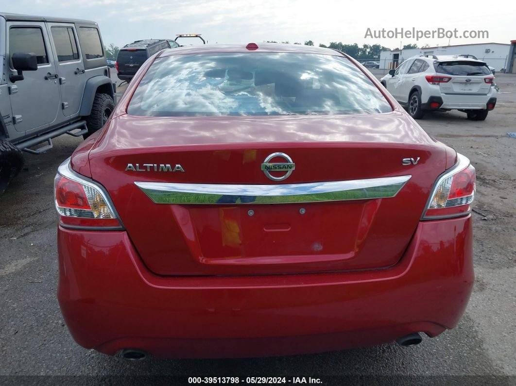 2015 Nissan Altima 2.5 Sv Red vin: 1N4AL3AP9FC157855