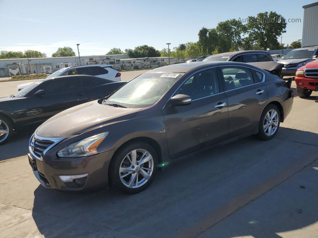 2015 Nissan Altima 2.5 Brown vin: 1N4AL3AP9FC214460