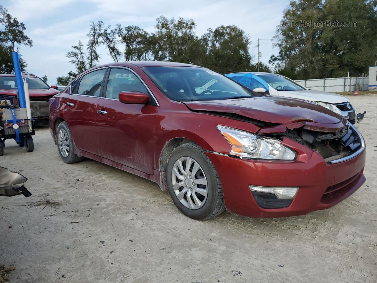 2015 Nissan Altima 2.5 Burgundy vin: 1N4AL3AP9FC214703