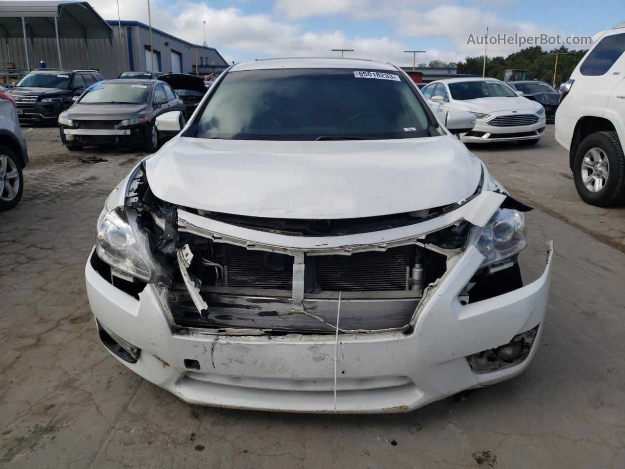 2015 Nissan Altima 2.5 White vin: 1N4AL3AP9FC253792