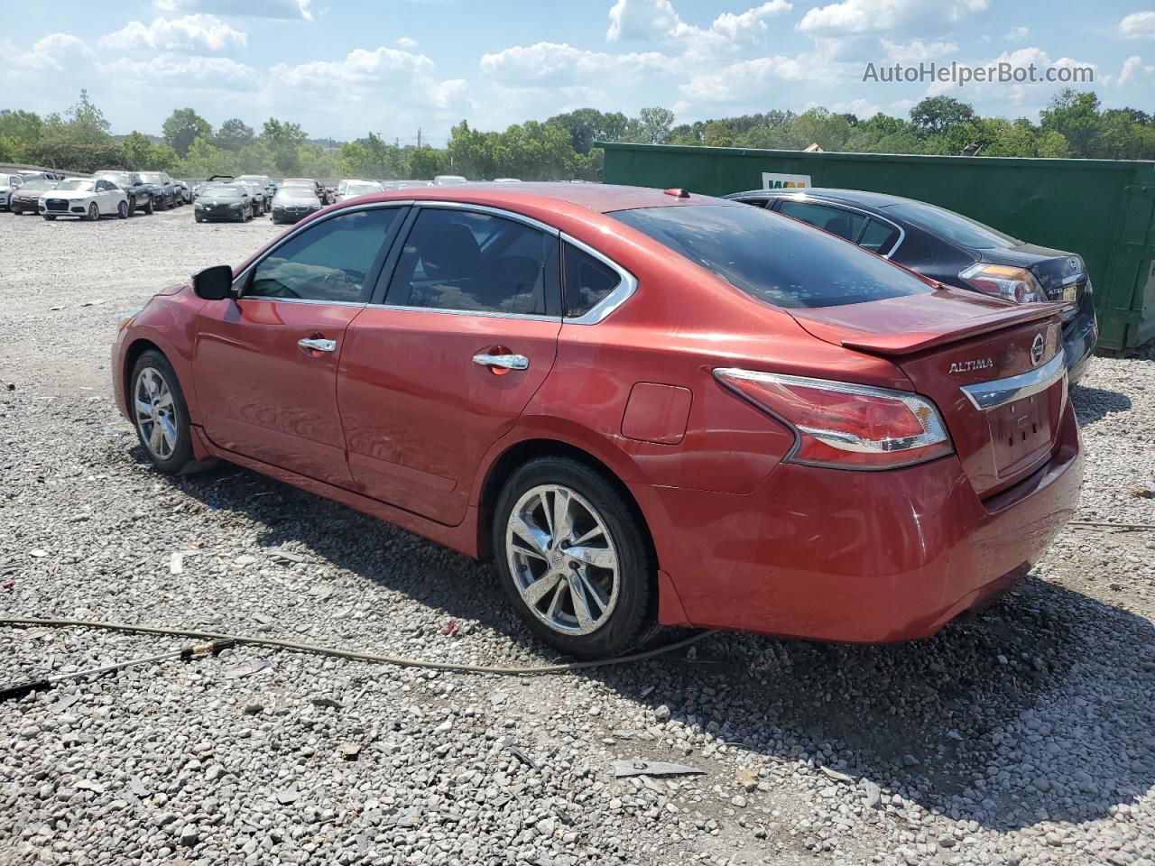 2015 Nissan Altima 2.5 Red vin: 1N4AL3AP9FC257406