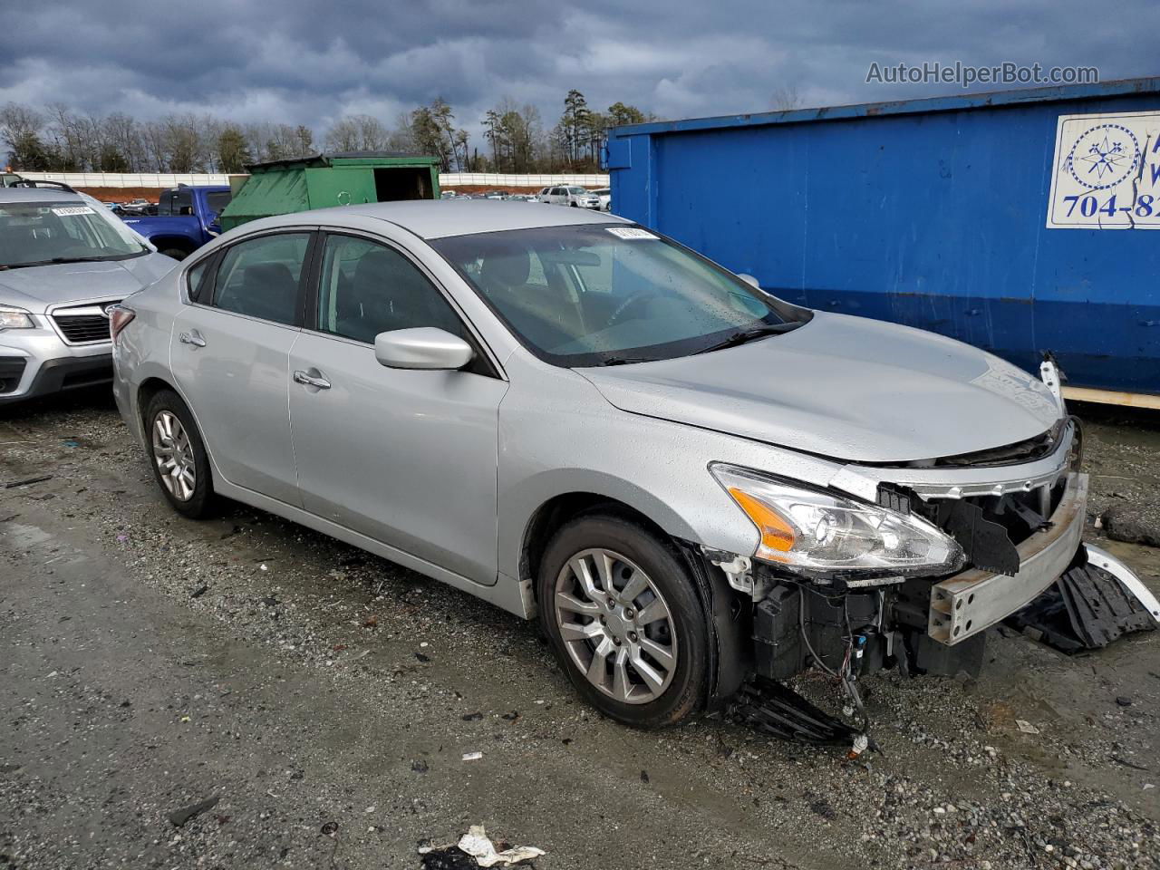 2015 Nissan Altima 2.5 Silver vin: 1N4AL3AP9FC266042