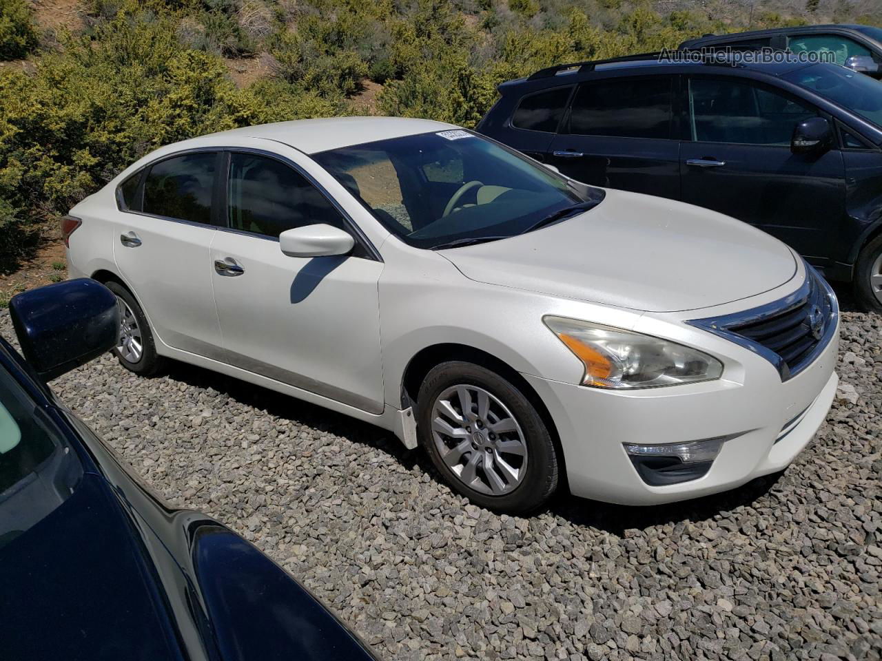 2015 Nissan Altima 2.5 White vin: 1N4AL3AP9FC293497